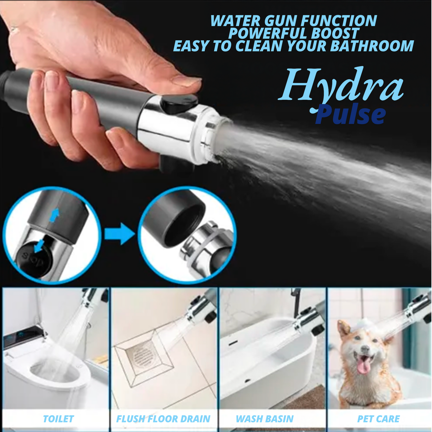 HydraPulse® Multifunctional Shower Head.